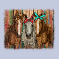 Horses With Bandanas Long Sleeve Tee | Teevron