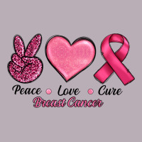 Peace Love Cure Cancer Vintage Tee | Teevron
