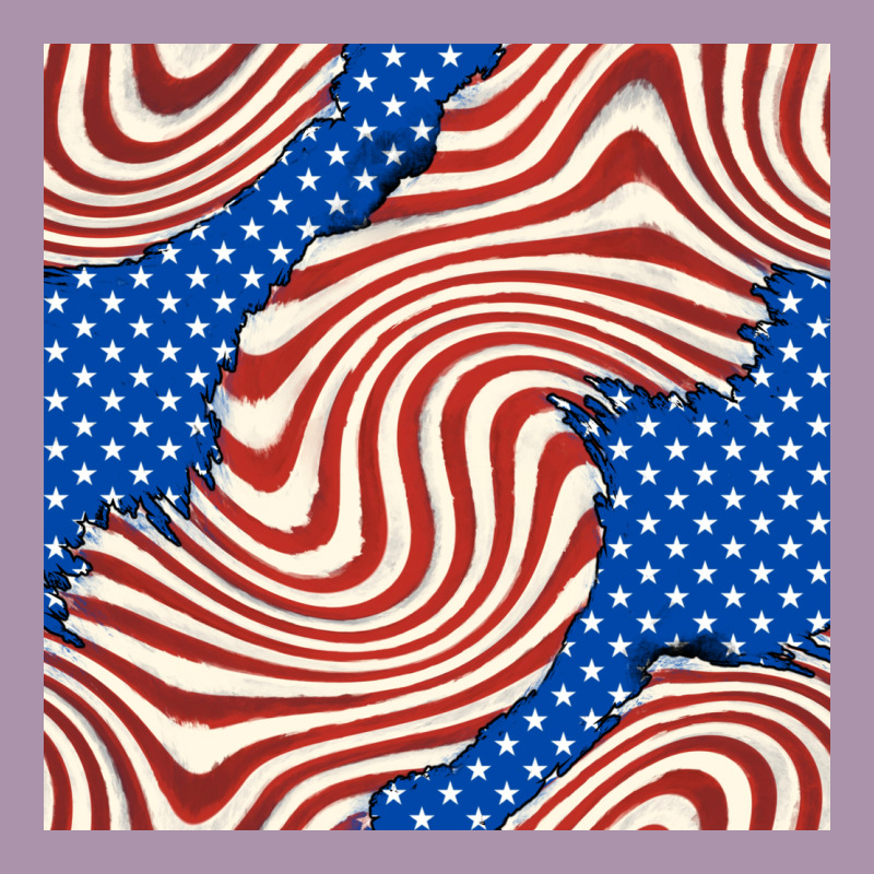 American Flag Seamless Pattern Heavyweight Hoodie by BundleAndBundleShop | Teevron