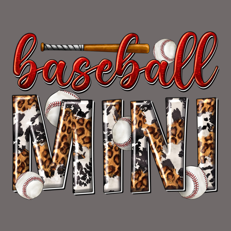 Baseball Mini With Leopard Urban Heavy Tee by texasbilliewilder | Teevron