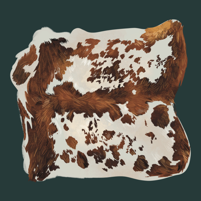 Hand Drawn Cowhide Cow Fur Premium Sweatshirt by BarkalooDesign | Teevron