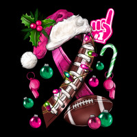 Pink Christmas Breast Cancer Ribbon Football Urban Hoodie | Teevron