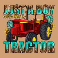 Just A Boy Who Loves Tractor Vintage Tee | Teevron