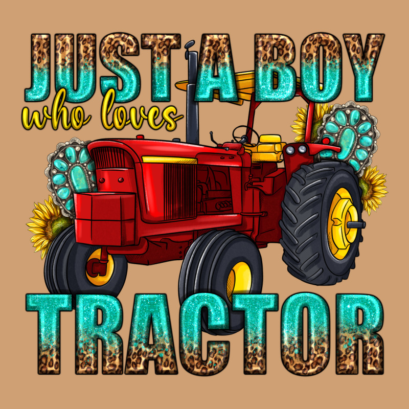 Just A Boy Who Loves Tractor Vintage Tee by texasbilliewilder | Teevron