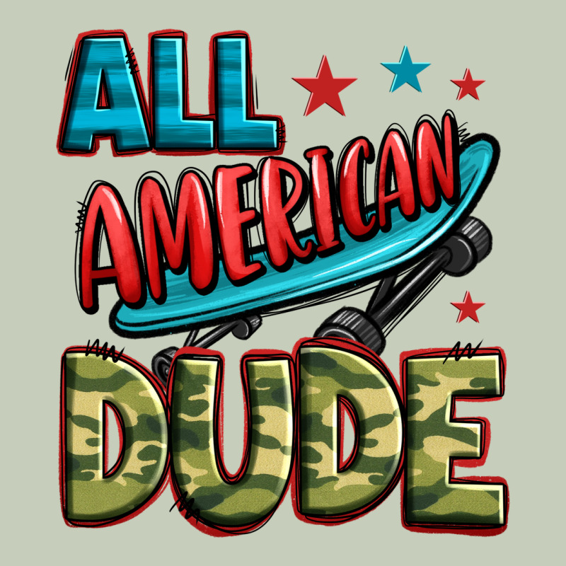 All American Dude Classic Tee by Zillion Design Studio | Teevron