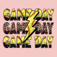 Game Day Game Day Softball Lightning Bolt Urban Heavy Tee | Teevron