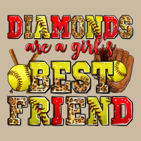 Diamonds Are A Girl's Best Friend Softball Long Sleeve Tee | Teevron
