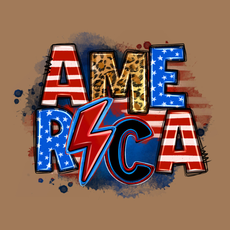 America Lightning Bolt Classic Tee by Zillion Design Studio | Teevron