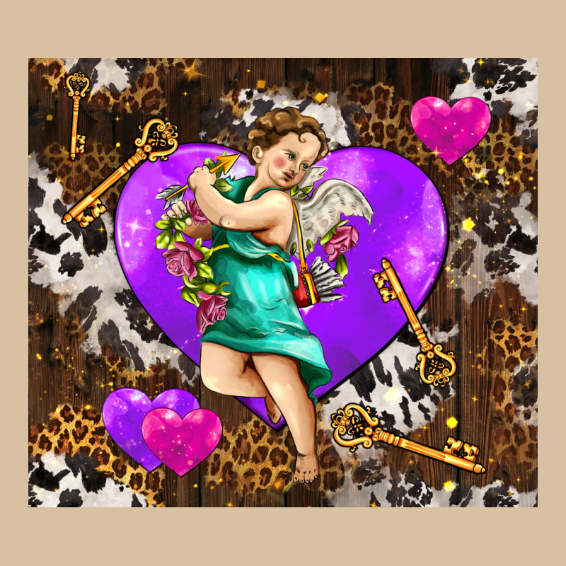 Cupid And Heart Heavyweight Hoodie by AdoDesignShop | Teevron