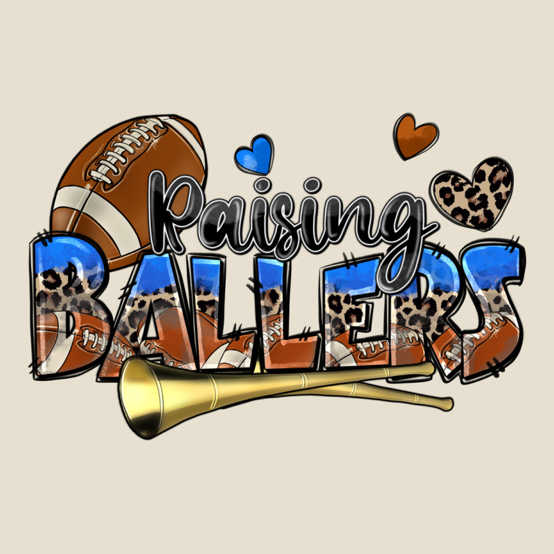Raising Ballers Football Urban Heavy Tee by Zillion Design Studio | Teevron
