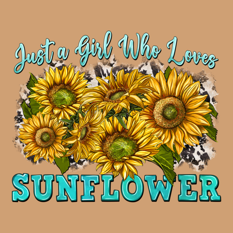 Just A Girl Who Loves Sunflower Vintage Tee by texasbilliewilder | Teevron