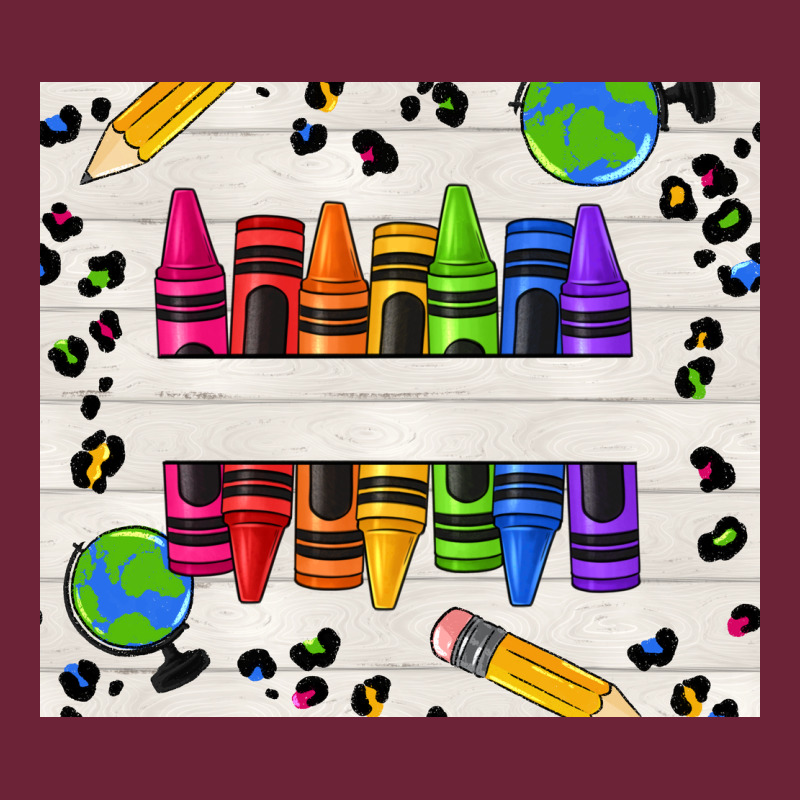 Personalized Crayons Long Sleeve Tee by texasbilliewilder | Teevron