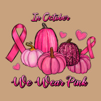 In October We Wear Pink Pumpkins Vintage Tee | Teevron