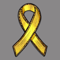 Gold Cancer Ribbon Vintage Tee | Teevron