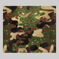 Camouflage Glitter Premium Sweatshirt | Teevron