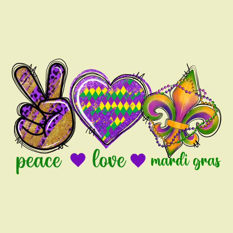 Peace Love Mardi Gras Urban Hoodie by BundleAndBundleShop | Teevron