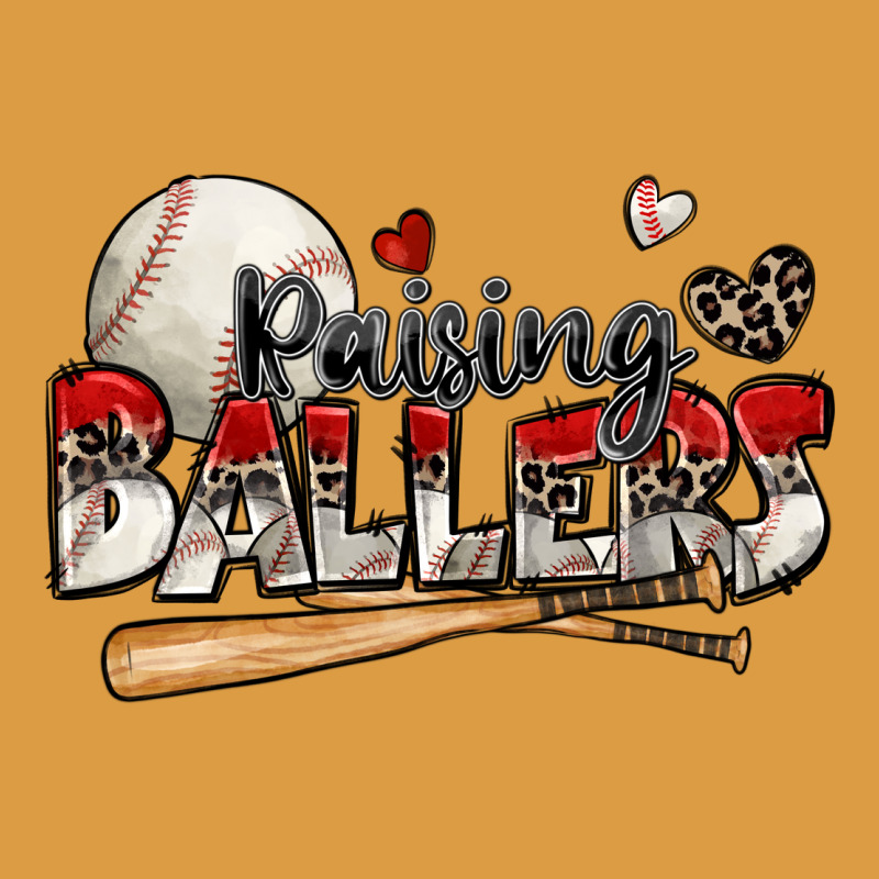 Raising Ballers Baseball Urban Heavy Tee by Zillion Design Studio | Teevron