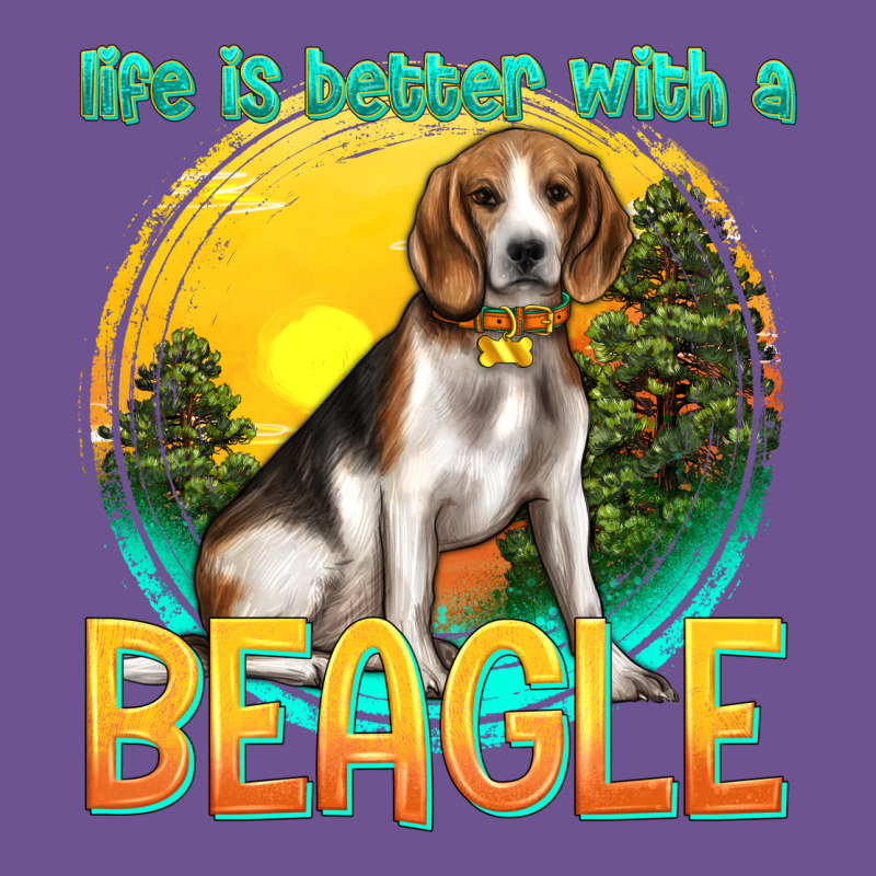 Life Is Better With A Beagle Vintage Tee by texasbilliewilder | Teevron