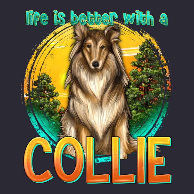 Life Is Better With A Collie Vintage Tee by texasbilliewilder | Teevron