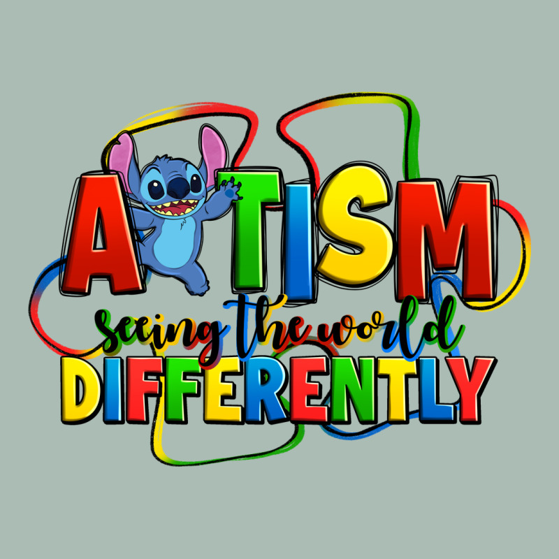 Autism Stitch Seeing The World Differently Classic Tee by Zillion Design Studio | Teevron