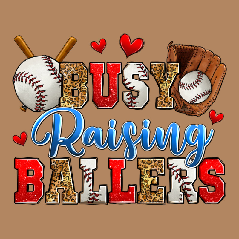 Busy Raising Ballers Baseball Long Sleeve Tee by Zillion Design Studio | Teevron