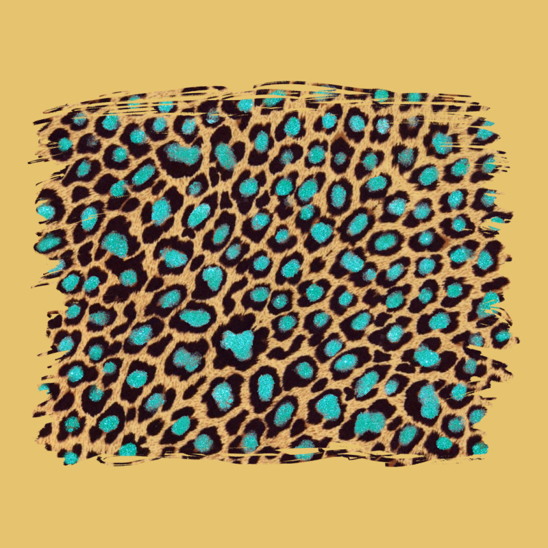 Leopard With Turquoise Glitter Premium Sweatshirt by Artiststas | Teevron