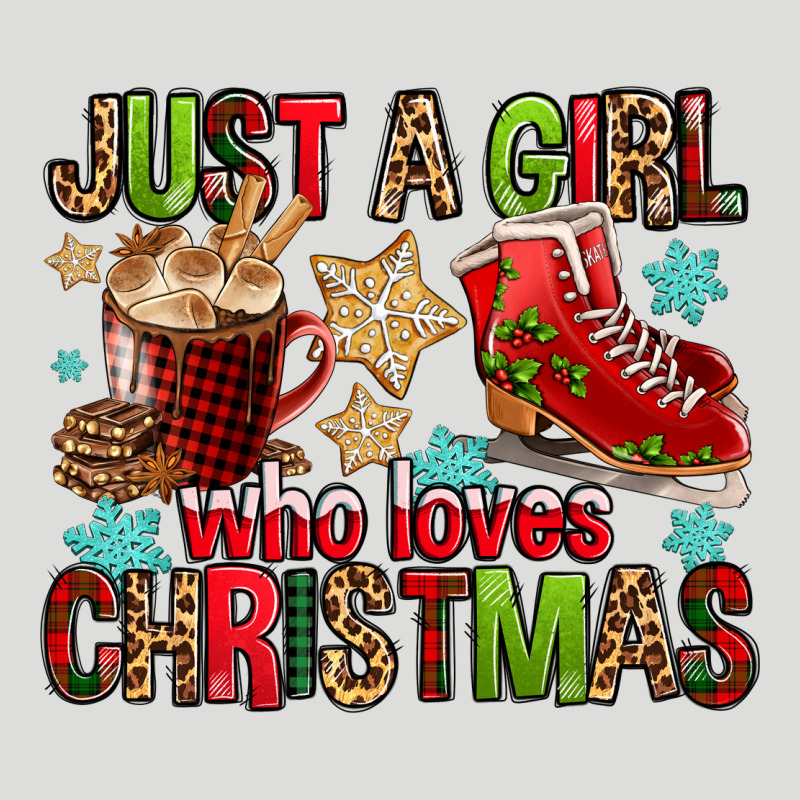 Just A Girl Who Loves Christmas Zipper Hoodie by FaDigitalArtStudio | Teevron