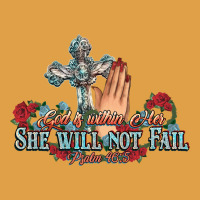 She Will Not Fail Psalm Christian Cross Pray Premium Hoodie | Teevron