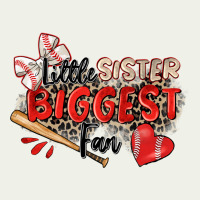 Little Sister Biggest Fan Baseball Urban Heavy Tee | Teevron