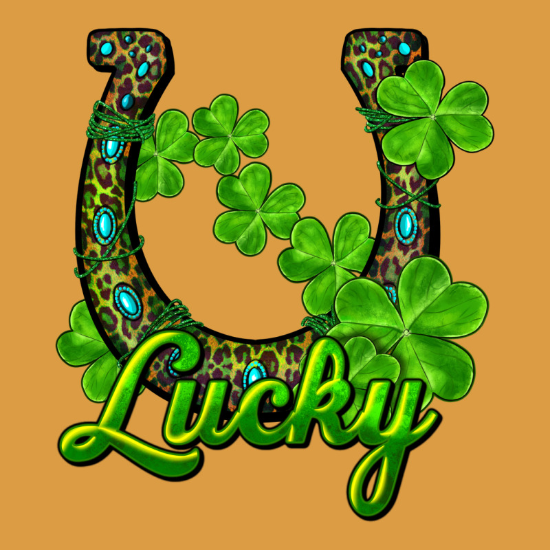Lucky Shamrock Horseshoe Urban Heavy Tee by RanaPortraitStore | Teevron