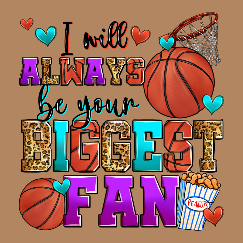 I Will Always Be Your Biggest Fan Basketball Long Sleeve Tee by Zillion Design Studio | Teevron