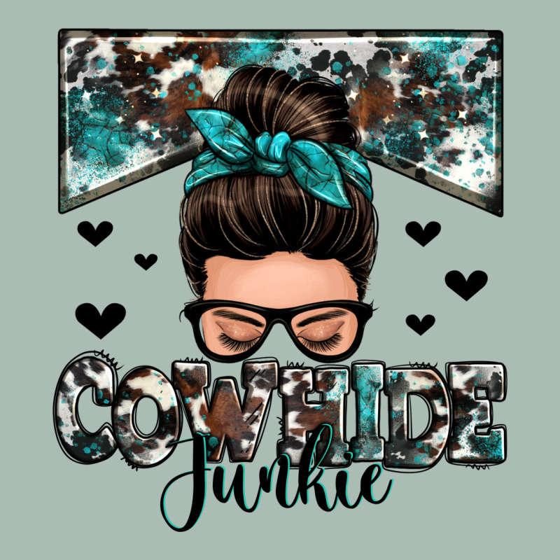 Cowhide Junkie Messy Bun Classic Tee by Zillion Design Studio | Teevron