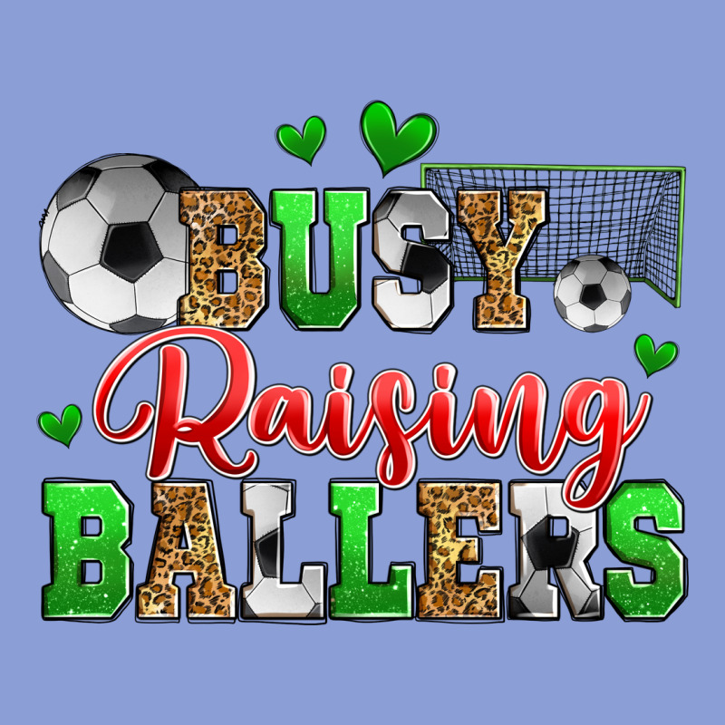 Busy Raising Ballers Soccer Long Sleeve Tee by Zillion Design Studio | Teevron