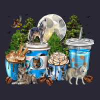 Wolf Coffee Cups Vintage Tee | Teevron