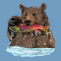 Mama Bear Haunting Fish Urban Heavy Tee | Teevron