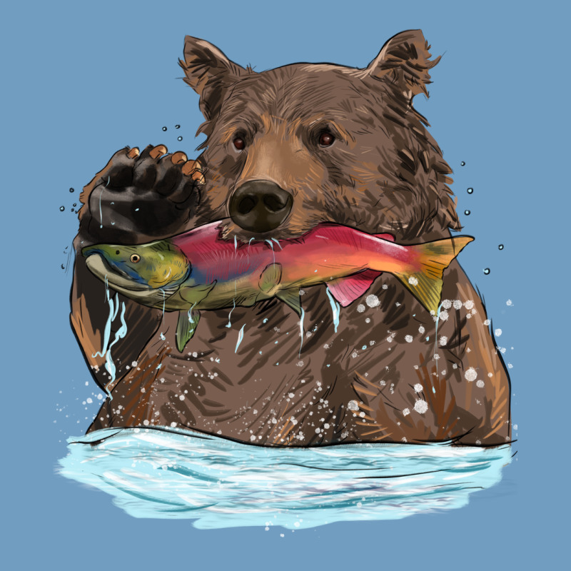 Mama Bear Haunting Fish Urban Heavy Tee by RanaPortraitStore | Teevron