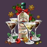 Christmas Martini  And Martini Bottle Heavyweight Hoodie | Teevron