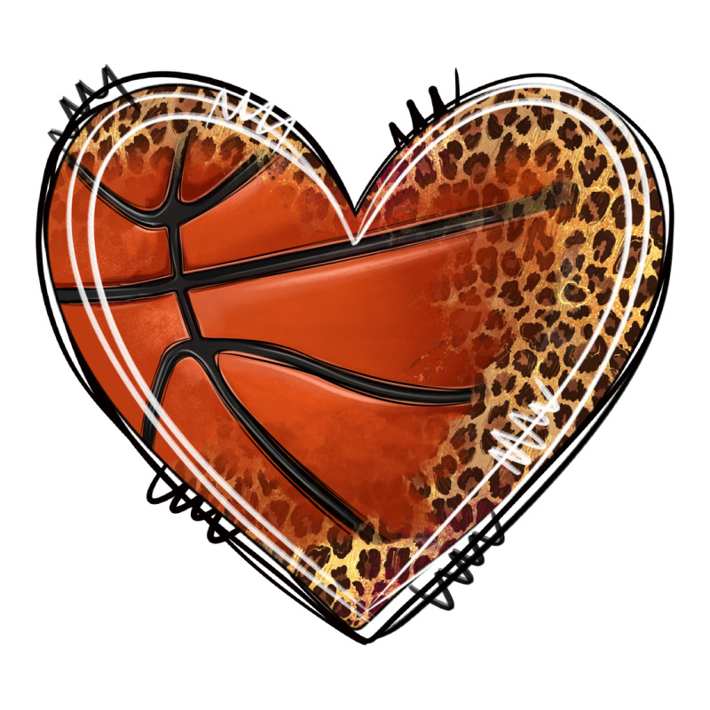 Basketball Heart Urban Heavy Tee by texasbilliewilder | Teevron