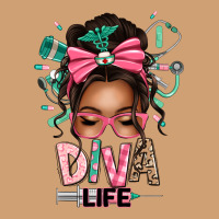 Afro Messy Bun Diva Life Vintage Tee | Teevron