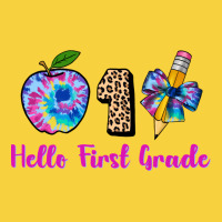 Hello First Grade Tie Dye 3200x2400 Premium Sweatshirt | Teevron