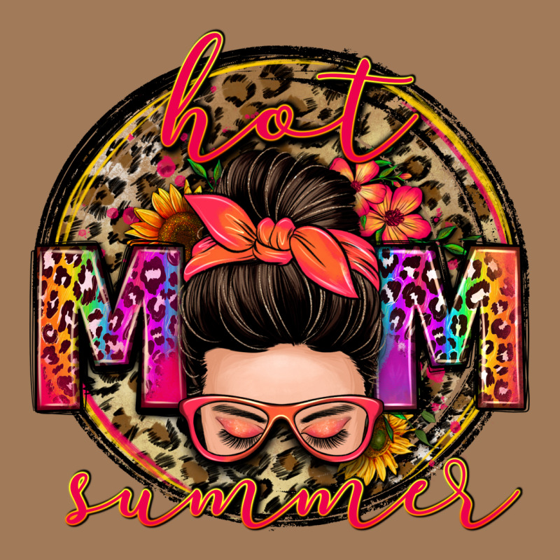Hot Mom Summer Messy Bun Classic Tee by Zillion Design Studio | Teevron