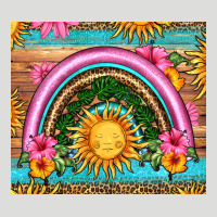 Summer Rainbow Zipper Hoodie | Teevron