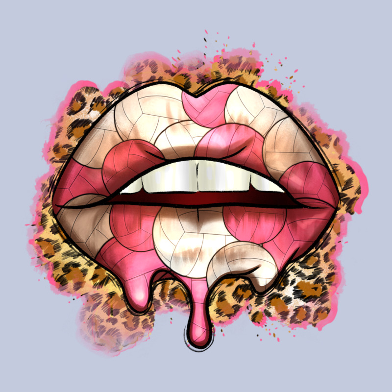 Volleyball Lips Long Sleeve Tee by Zillion Design Studio | Teevron