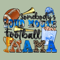 Somebody's Loud Mouth Football Mama Urban Heavy Tee | Teevron