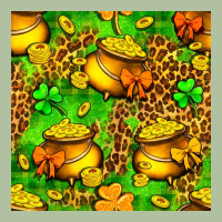St. Patrick's Pot Of Gold Seamless Pattern Urban Hoodie | Teevron