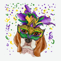 Mardi Gras  Mask Beagle Urban Heavy Tee | Teevron