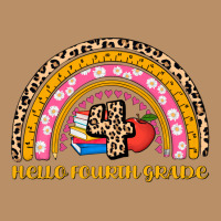 Back To School Rainbow Hello Fourth Grade Vintage Hoodie | Teevron