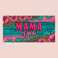 Pink Roses Mama Of Girls License Plate Premium Sweatshirt | Teevron