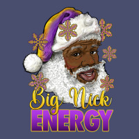 Big Nick Energy Purple And Gold Afro Santa Vintage Tee | Teevron