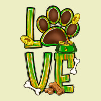 Tie Dye St. Patrick's Day Love Dog Paw Urban Hoodie | Teevron
